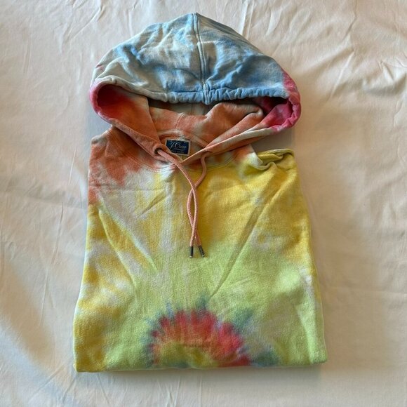 JCrew Tie Die Hoodie Sweatshirt - Picture 1 of 3
